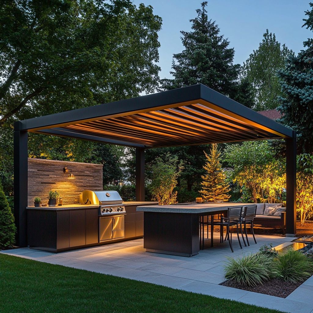 Pergola bioclimatique