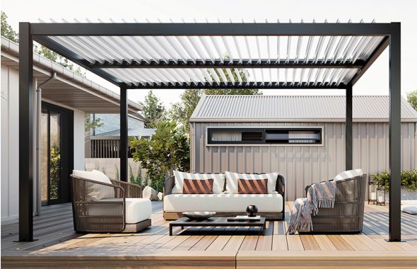 pergola en aluminium